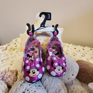 Minnie Mouse Pink Polka Dot Shoes